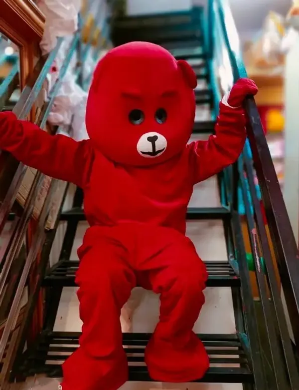 Red_Rayon_Teddy_Bear_Costume_For_Events_And_Promotions