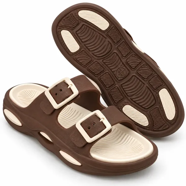 Brown_Double_Buckle_Casual_Sandals_for_men