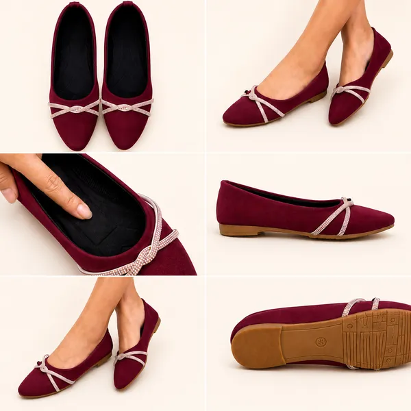 Maroon_Flat_Ballet_Shoes_for_Women