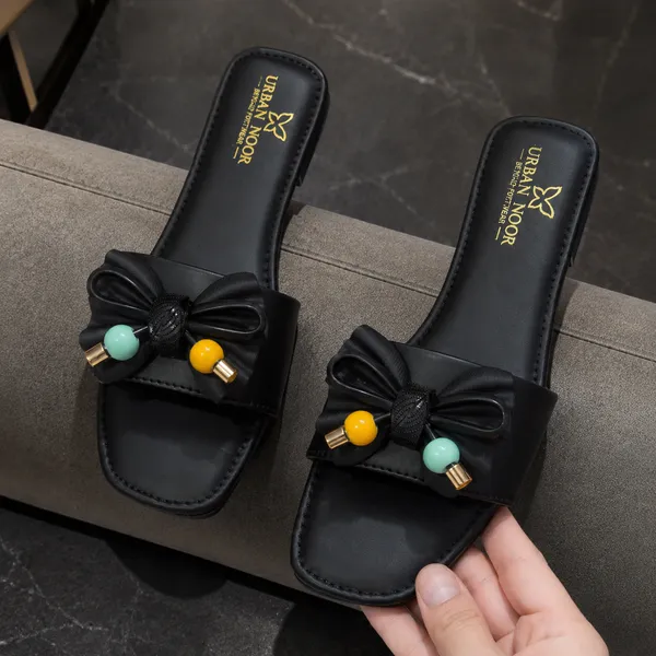 Black_Bow_Slide_Sandals_for_Women