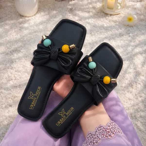 Black_Bow_Slide_Sandals_for_Women