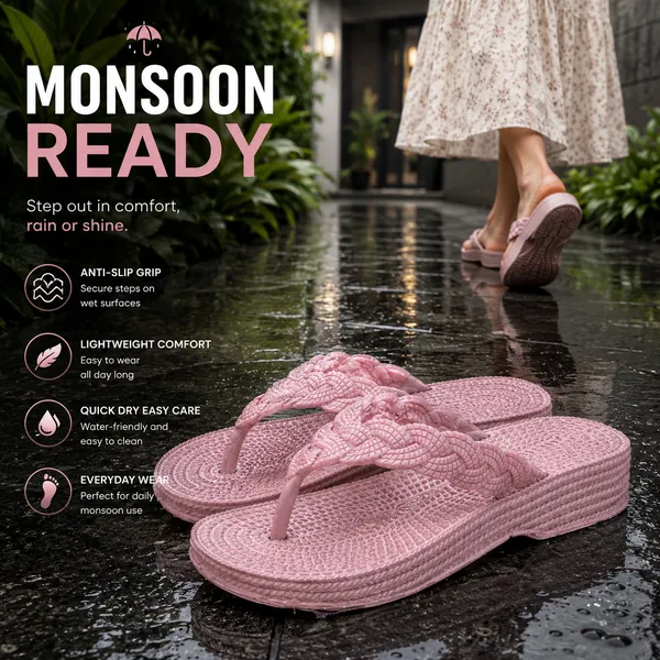 Pink_Braided_Strap_Cushioned_Flip_Flops_for_Women