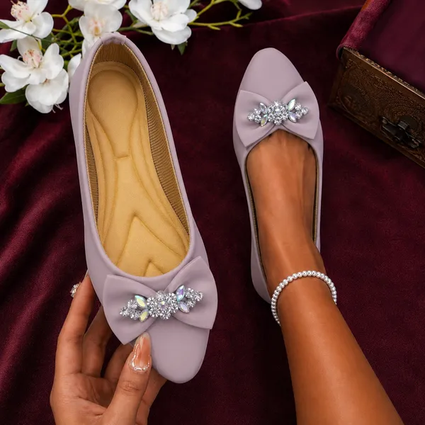 Lavender_Slip-On_Bow_Detail_Flats_for_Women