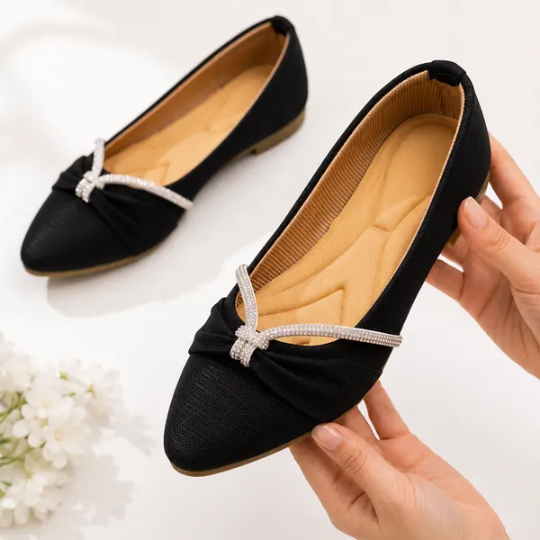 Black_Mesh_Ballet_Flats_for_Women