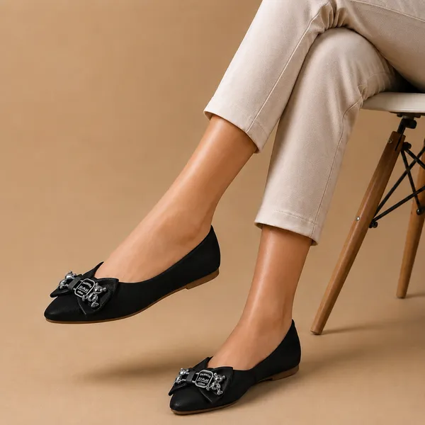 Black_Smooth_Finish_Ballet_Flats_for_Women