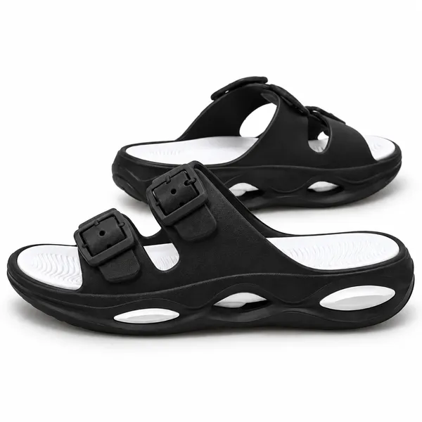 Black_Buckle_Slide_Sandals_for_men