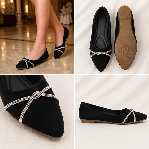 Black_Mesh_Ballet_Flats_for_Women