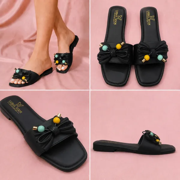 Black_Bow_Slide_Sandals_for_Women