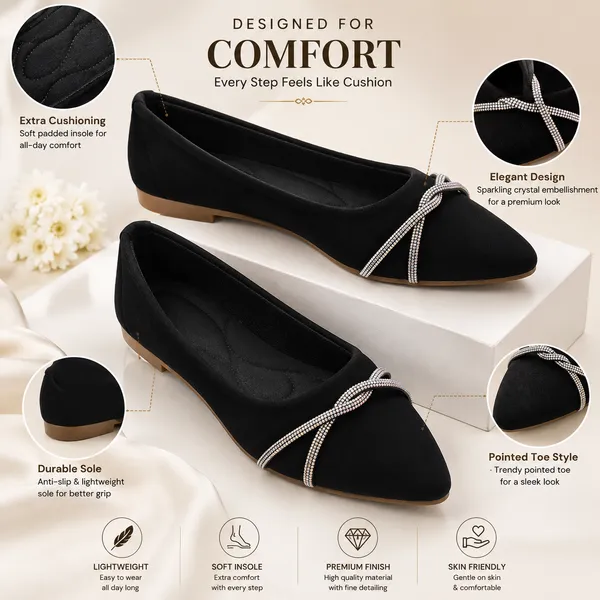 Black_Mesh_Ballet_Flats_for_Women