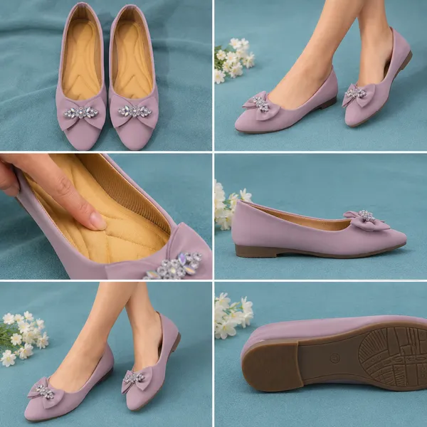 Lavender_Slip-On_Bow_Detail_Flats_for_Women