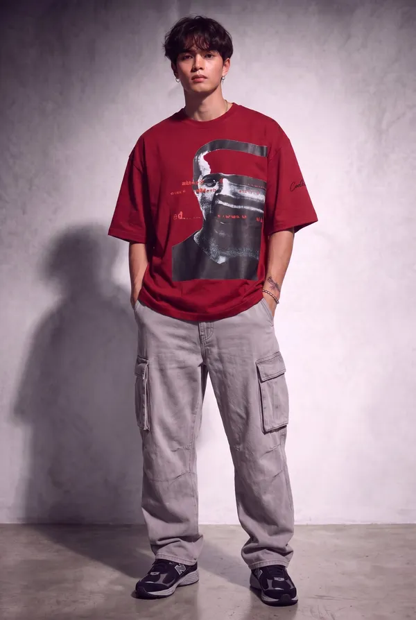 Glitch_Portrait_Tee_Red