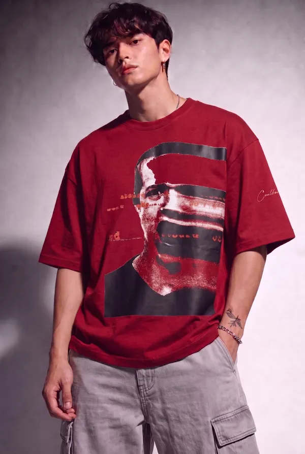 Glitch_Portrait_Tee_Red