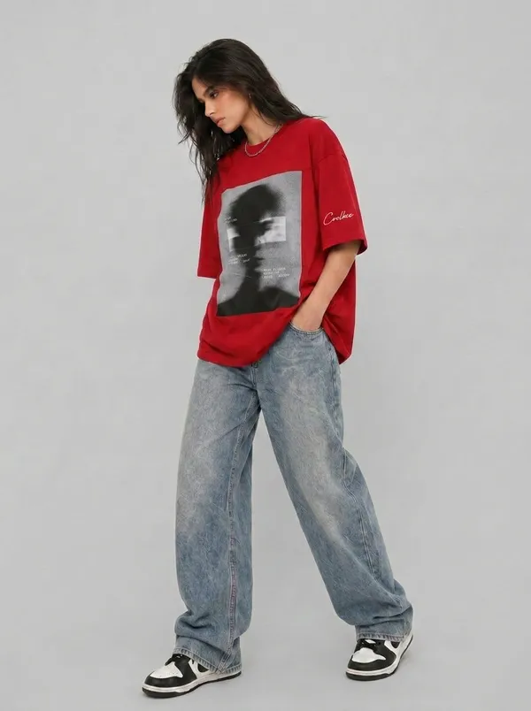 Blurred_Vision_Tee_Red_Women