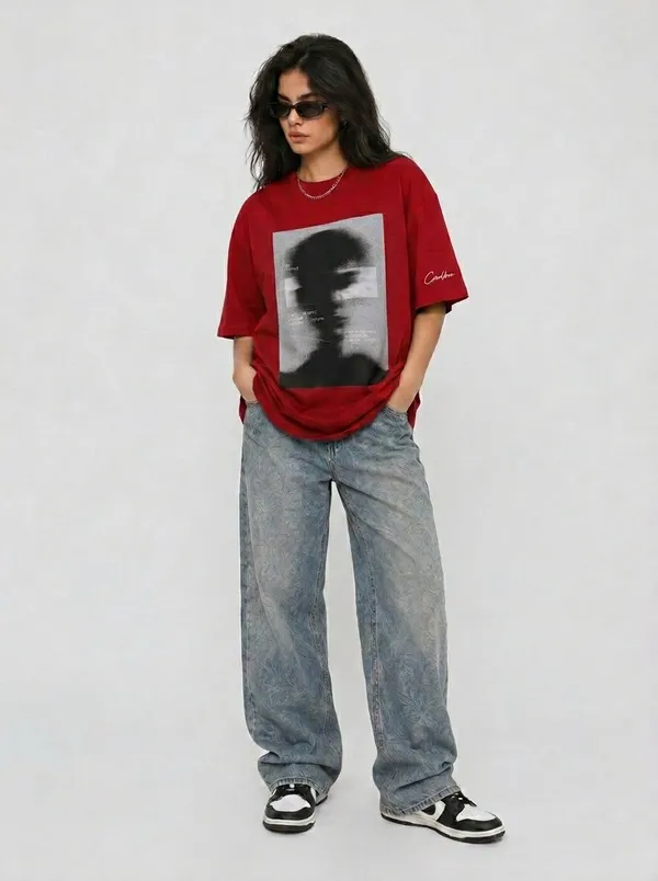 Blurred_Vision_Tee_Red_Women