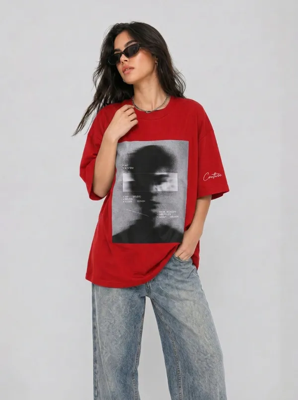Blurred_Vision_Tee_Red_Women