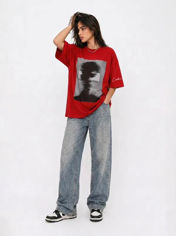 Blurred_Vision_Tee_Red_Women