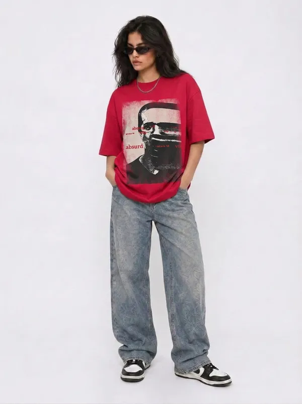 Glitch_Portrait_Tee_Red