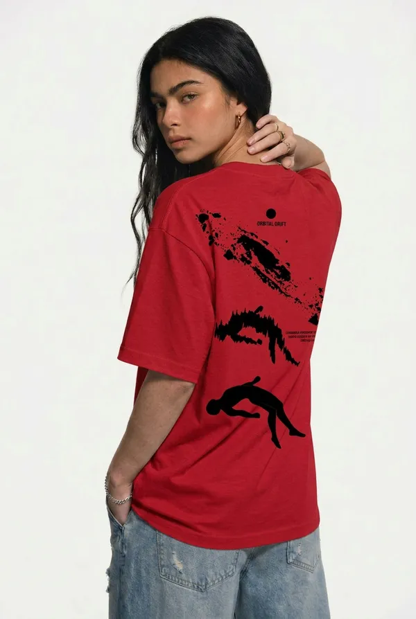Orbital_Drift_Tee_Red_Women