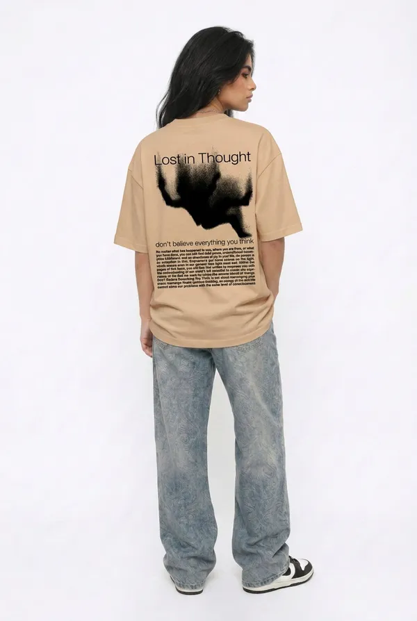Lost_In_Thoughts_Tee_Beige