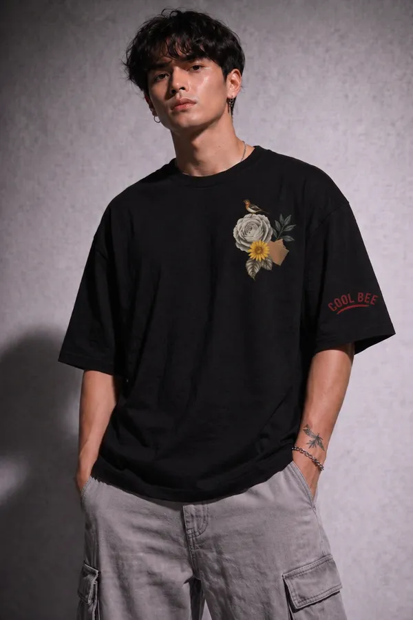 The_Rose_Bird_Tee_Black