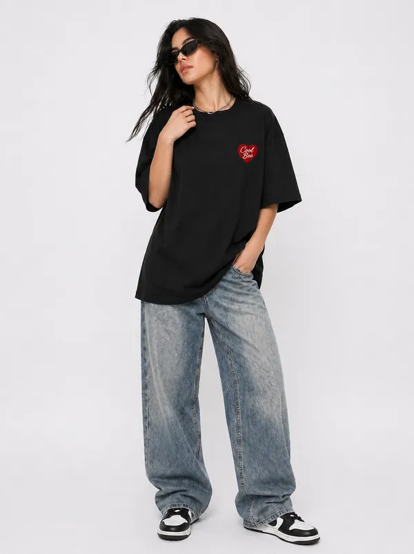Coolbee_Heart_Tee_Black