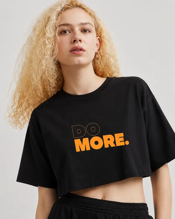 Do_More_Crop_Tee_Black