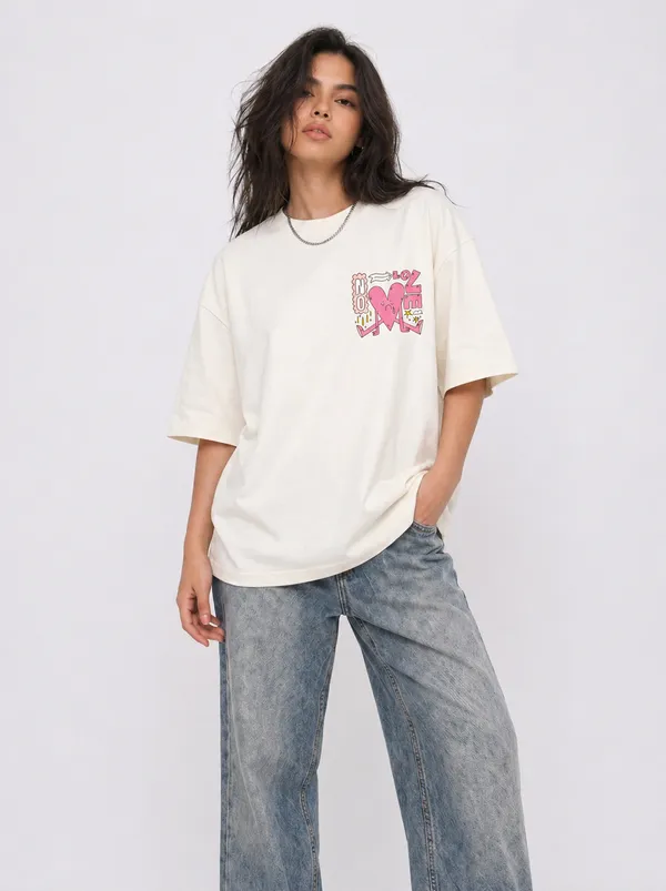 No_Love_Tee_White