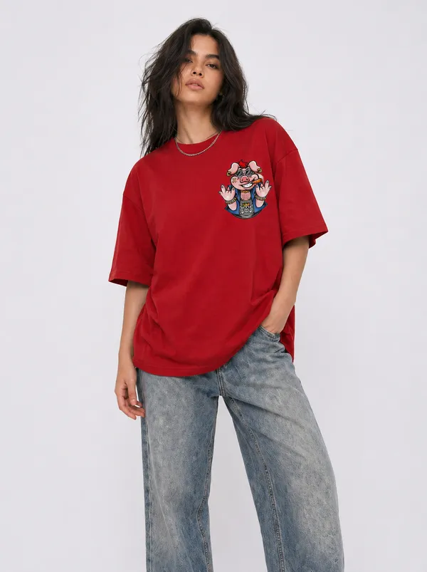 Hog_Wild_Tee_Red
