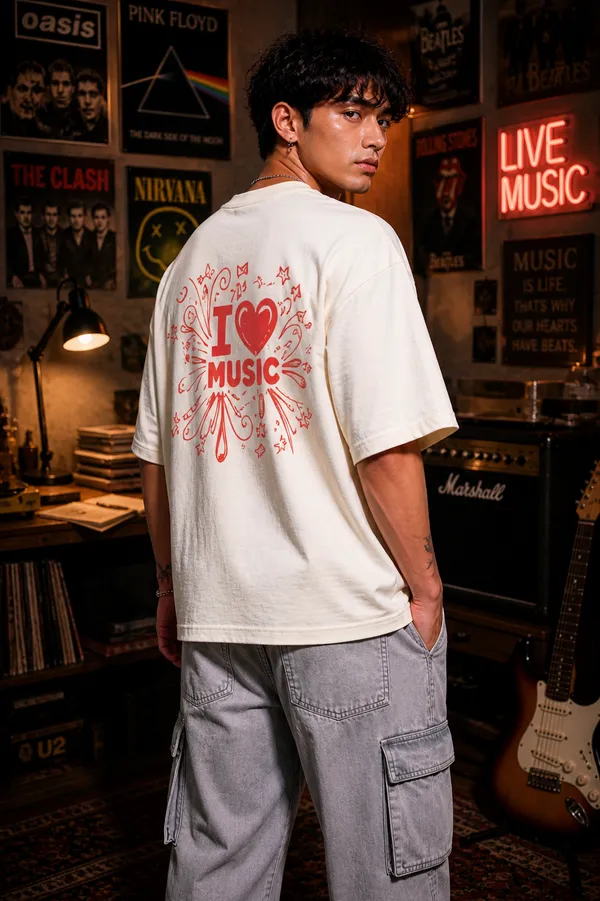 Cool_Bee_Music_Tee_White