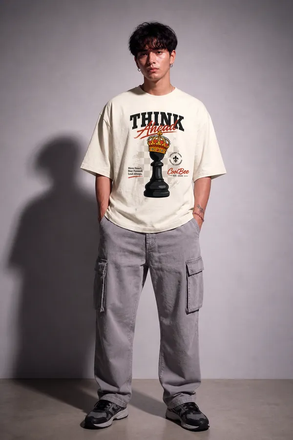 Checkmate_Tee_White_Geometric