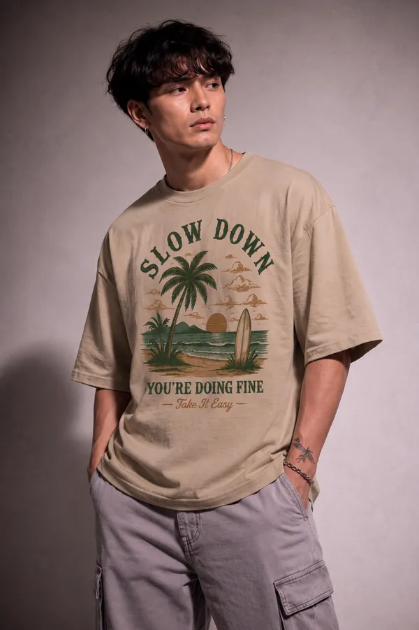 Slow_Down_Tee_Beige