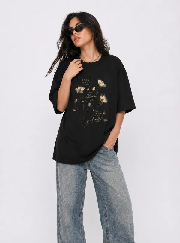 Bloom_Tee_Black