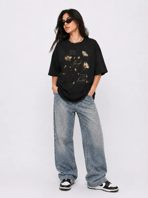 Bloom_Tee_Black