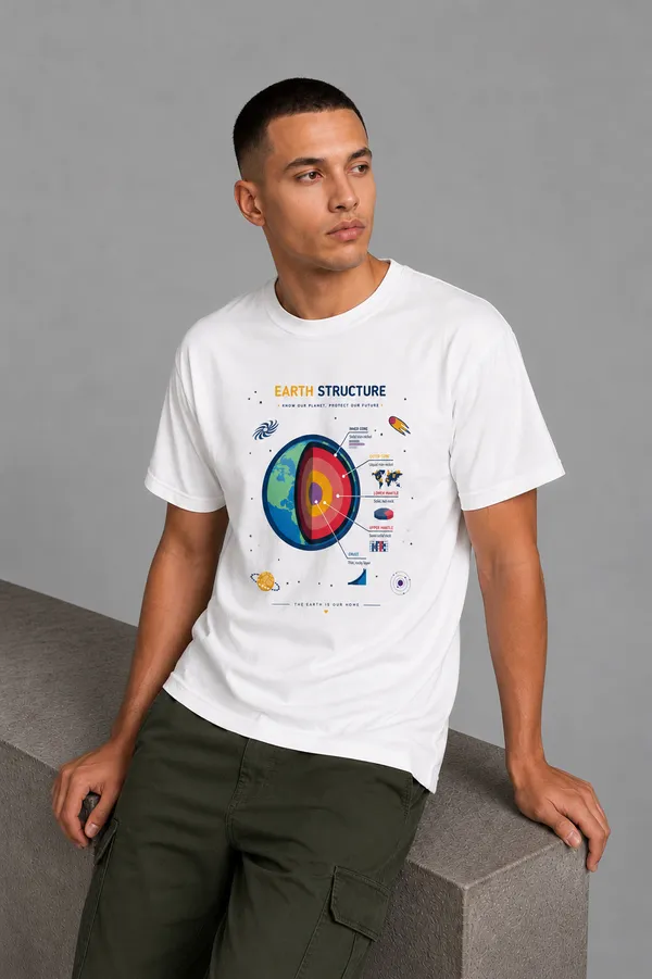 Earth_Structure_Tee_White
