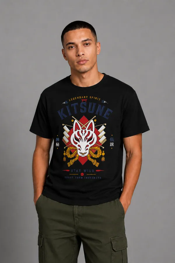 Kitsune_Tee_Black
