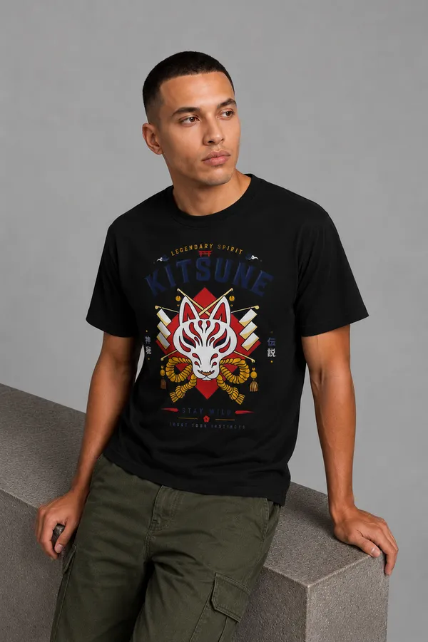 Kitsune_Tee_Black