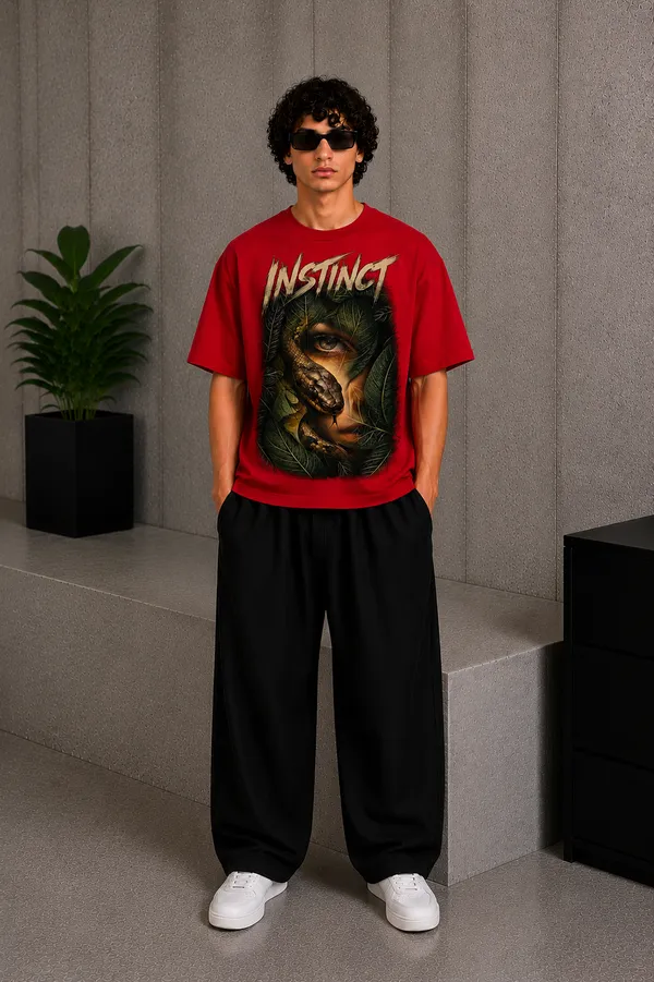 Face_Snake_Tee_Red