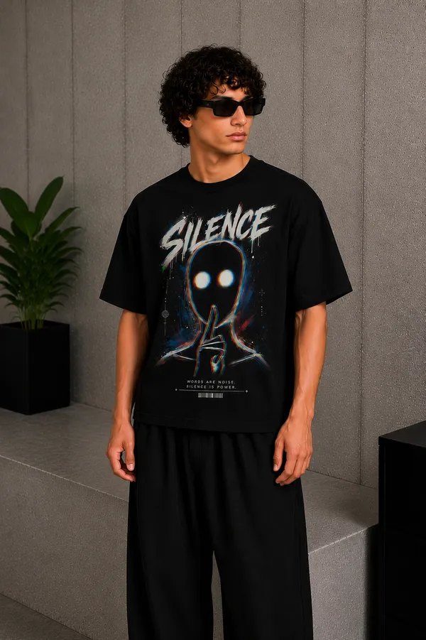 Silence_Tee_Black
