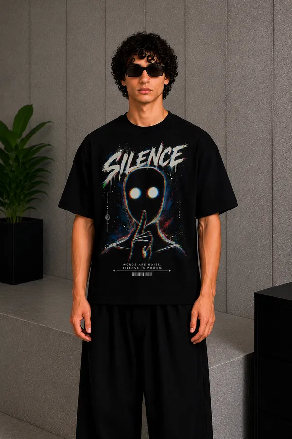 Silence_Tee_Black