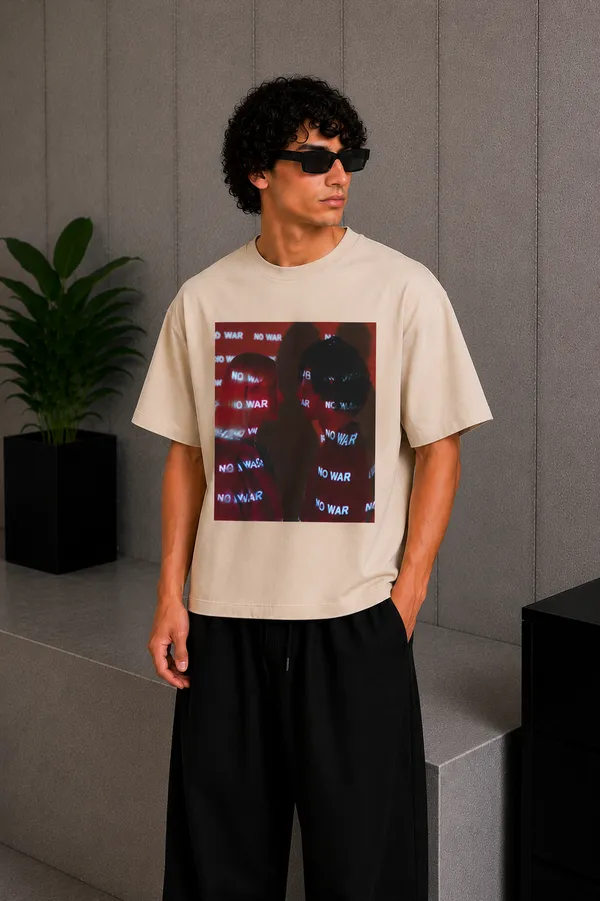 No_War_Tee_Beige