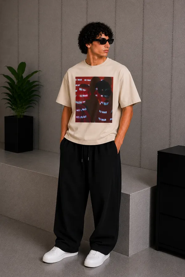 No_War_Tee_Beige