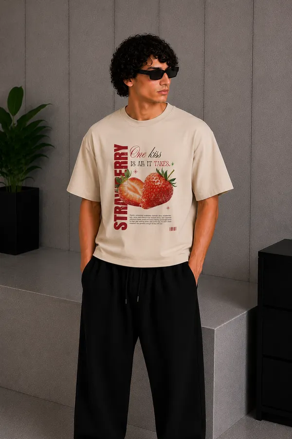 Strawberry_Tee_Beige