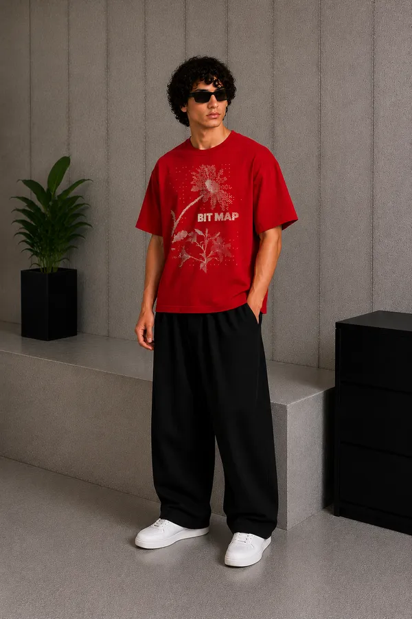 Bit_Map_Tee_Red