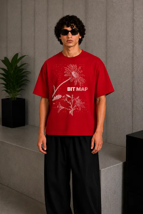 Bit_Map_Tee_Red