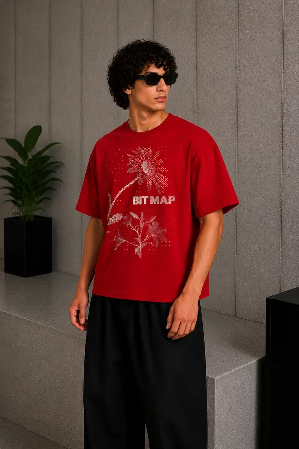 Bit_Map_Tee_Red