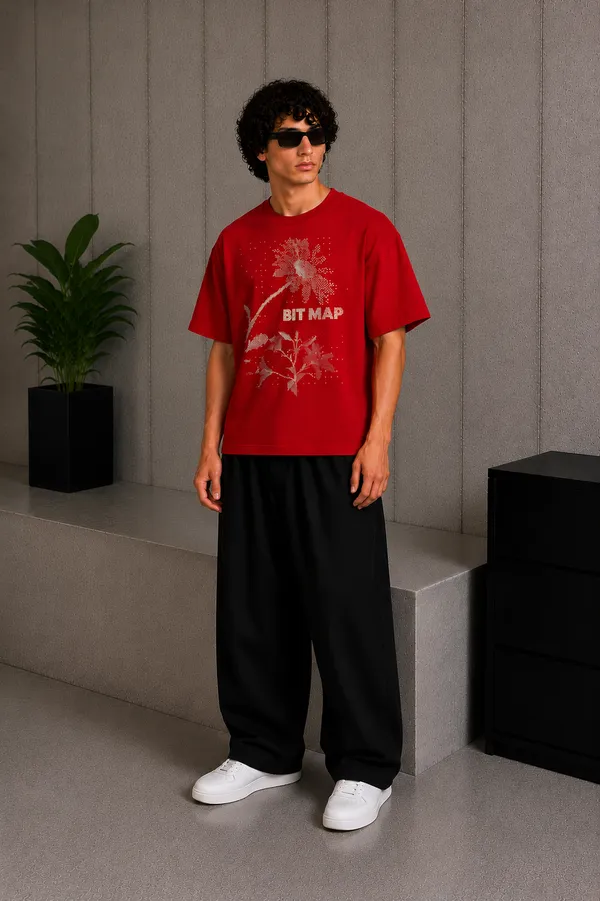 Bit_Map_Tee_Red