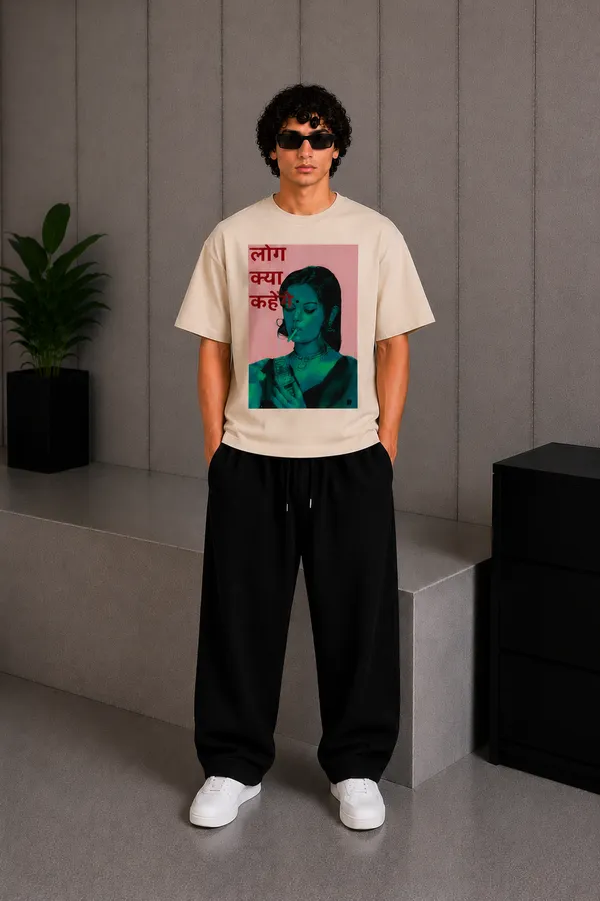 Ignore_People_Tee_Beige