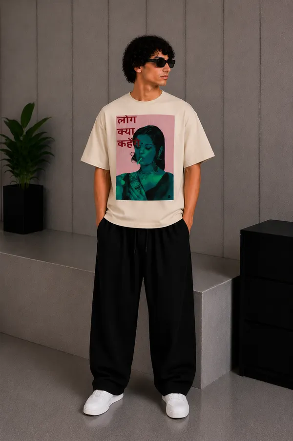 Ignore_People_Tee_Beige