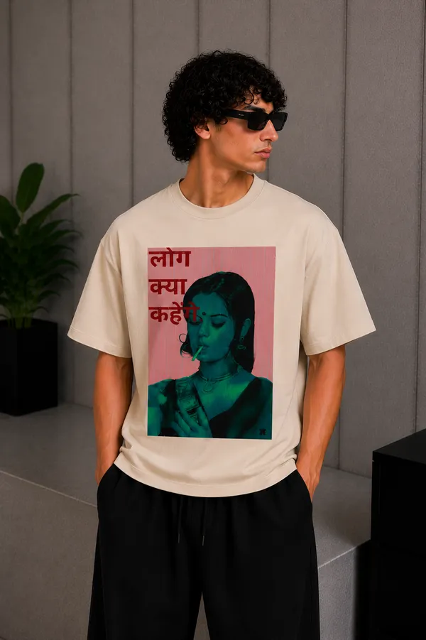 Ignore_People_Tee_Beige
