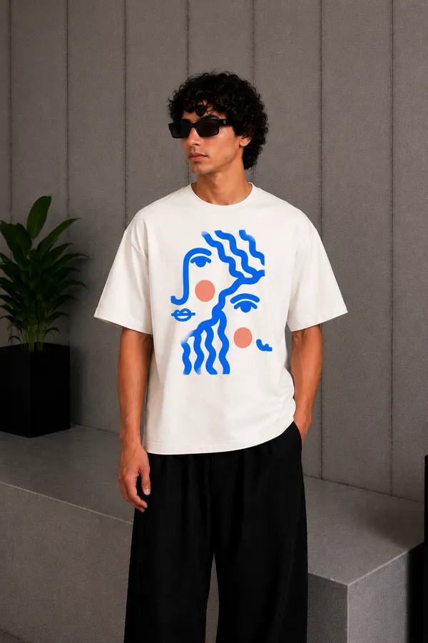 Face_Wave_Tee_White